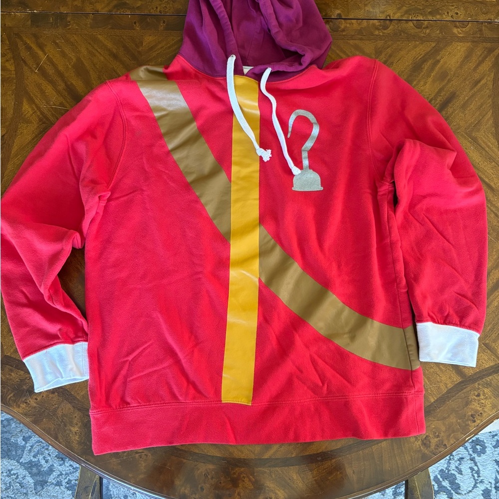 Disney Parks Captain Hook Hoodie Sweatshirt - Size Medium